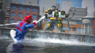 Spider Man Doc Ocks Tentakelfalle Brückenduell  LEGO Marvel Super Heroes [upl. by Esirehs]