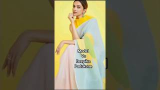 model vs deepikapadukone bollywood hollywood actress fashion dress style apt ytshort [upl. by Ahsiri559]