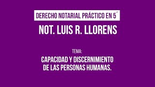 Derecho Notarial Práctico en 5´  Not Luis R Llorens [upl. by Henry812]