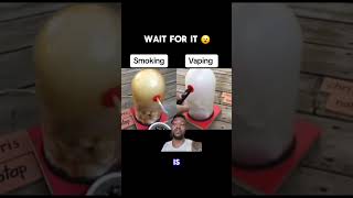 Smoking VS Vaping Real Time Example how they affects your Health You wont Believe it 😮 [upl. by Adria]