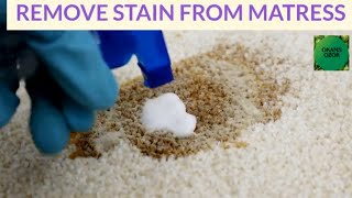 How to Remove Mattress Stains Fast and Easy [upl. by Nylkcaj]