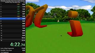 Waialae Country Club Stroke Play  No Easy Shot Speedrun 1143 [upl. by Yrem]