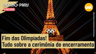 🔴 OLIMPÍADAS 2024 TUDO SOBRE A CERIMÔNIA DE ENCERRAMENTO EM PARIS [upl. by Pascale190]