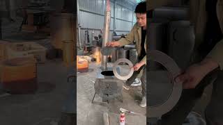 Rural firewood coal heating cooking stove Haoyang heating stove manufacturer [upl. by Eedahs232]