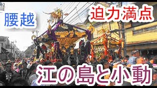 29年 江ノ島 天王祭 本社神輿 江の島と小動連合渡御迫力満点。 [upl. by Yeloc]