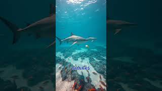 Epic Shark Showdown Hammerhead vs Bull Shark – Battle of the Titans [upl. by Anuahsat567]