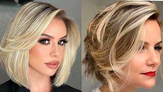 Outstanding Short Hairstyles For Ladies With Amazing Blondes Hair Coloring Styling For 2024 [upl. by Flanigan]