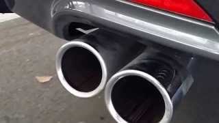 BMW 335d xdrive F31  stock exhaust  standard auspuff [upl. by Enimaj]