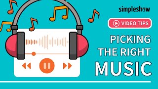 Explainer video tips Picking the right background music  simpleshow [upl. by Kandace]