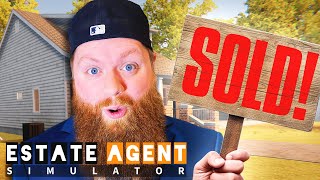 I BECAME THE WORLDS BEST REAL ESTATE AGENT  Estate Agent Simulator 1 [upl. by Leirea]