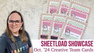 SheetLoad Showcase  October 2024 Creative Team Cards suysoct2024 [upl. by Adriana]