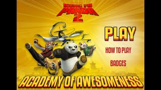 Kung Fu Panda 2 Academy of Awesomeness flash game playthrough [upl. by Tallie]