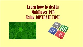 PCB  How to design multilayer in Diptrace [upl. by Baptist497]