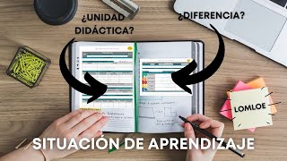 🤔 Diferencia entre UNIDAD DIDÁCTICA y SITUACIONES DE APRENDIZAJE ¿Cuál hacer en la oposición [upl. by Enialb]