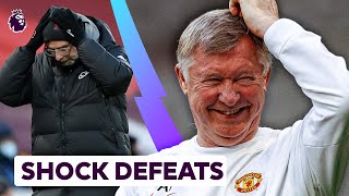 Biggest SHOCK Defeats In Premier League History 😱 [upl. by Ob]