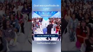 Qual era a profissão do Lula [upl. by Levania831]