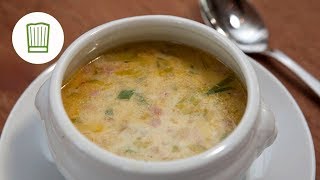 HackfleischKäseLauchSuppe  Chefkochde [upl. by Clarette730]