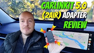 Carlinkit 50 2air Wireless CarPlay and Android Auto Adapter Review [upl. by Jacques]