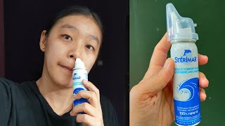 CUCI HIDUNG PAKE STERIMAR NASAL SPRAY SEWAKTU COVID [upl. by Kiran]