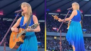 Watch Taylor Swift REFUSE to Continue Eras Tour Show Until Security Helps Fan [upl. by Adli]