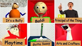 Baldis Basics in Education and Learning ALL CHARACTERS [upl. by Quarta960]