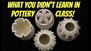 Easy Facets for Pottery Decoration  THREE Projects and TIPS for FACETS [upl. by Eelytsirk]