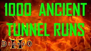 Diablo 2  1000 ancient tunnel runs [upl. by Ynoffit684]