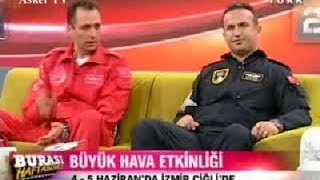 Burası Haftasonu  Türk Yıldızları ve SOLO TÜRK Pilotları « AskerTV [upl. by Wainwright]