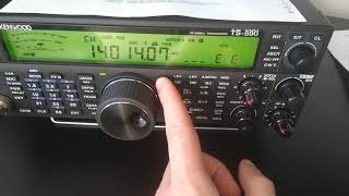 Kenwood TS 590SG CW filters [upl. by Lyndsey]