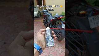 Chain spray ✨ nice product tray naow automobile bajajpulsarns motorcycle smartphone bajaj [upl. by Harac]