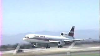 TWA L1011s at LAX  6231990  Takeoff and Landing [upl. by Whitehouse]