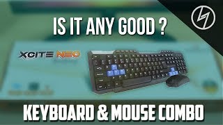 Amkette Xcite Neo USB Keyboard and Mouse Combo Black  Unboxing  CreatorShed [upl. by Rockwell]