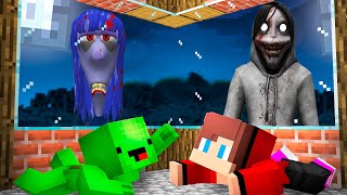 How ENNUE EXE and JEFF the Killer attacked MiKEY and JJ   Maizen [upl. by Eybba]