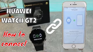 How to connect Huawai Watch GT 2 Pro to iPhone with Huawai Health IOS App [upl. by Sheryle]