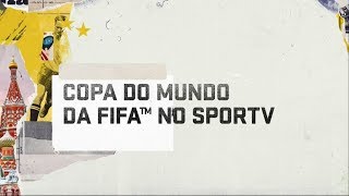 Vinheta de patrocínio da Copa do Mundo de 2018 no SporTV [upl. by Ahseit]