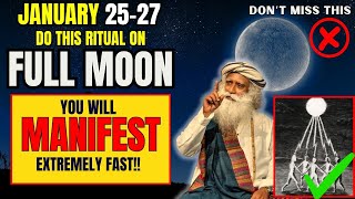 ✅Full Moon January 2024 Ritual  Manifest Anything Extrememly Fast💛  Leo Full Moon 2024 [upl. by Nahtanha417]