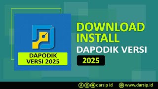 CARA INSTAL DAPODIK 2025  ONLINEOFLINE [upl. by Narda]