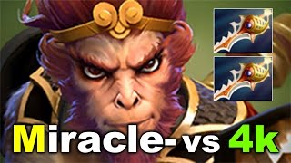 Miracle 9k Monkey King vs 4k PUB DOTA 2 [upl. by Morehouse495]