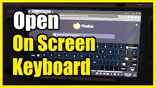 How to Open the Keyboard on Screen on Steam Deck Desktop Mode Fast Tutorial [upl. by Oinotnaocram771]