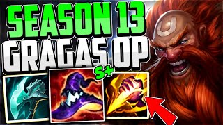 How to Play GRAGAS JUNGLE amp CARRY FOR BEGINNERS👌  Gragas Jungle Guide Season 13 League of Legends [upl. by Crysta]