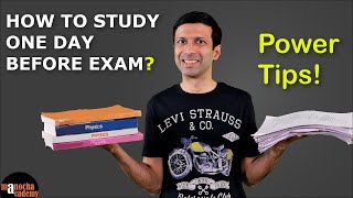 How to Study 1 Day Before Exam [upl. by Erinn]