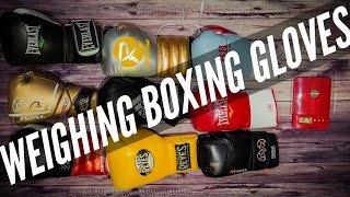 Over or Under weight What you think Boxing Gloves on the Scale [upl. by Eblehs]