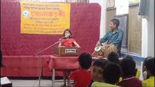 শিউলি তলায় ভোর বেলায়  Shiuli Talay Bhor Belay  Najrulgiti  Bengali Song 🥰 [upl. by Leugar]