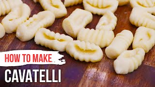 How to Make CAVATELLI PASTA from Scratch [upl. by Iaht318]