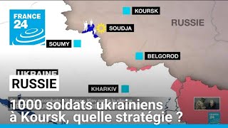 Russie  1000 soldats ukrainiens à Koursk quelle stratégie adoptée par Kiev  • FRANCE 24 [upl. by Margherita]