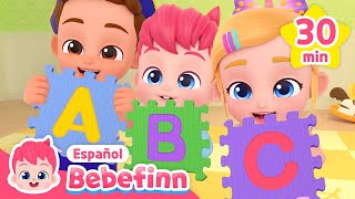 Canción del ABC y Más Canciones Infantiles  ¡Aprendamos el Abecedario  Bebefinn en español [upl. by Ramiah]