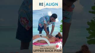 chiropractic Miracle Say Goodbye to neck Upper backpain and shoulderpain at realign [upl. by Htebazila353]