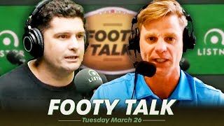 Roo amp Joey  The Saint Ready To Launch Who Changes The Pies Peter Wright Incident  Footy Talk AFL [upl. by Treve462]