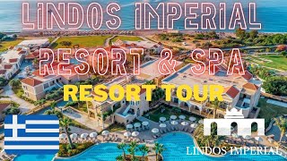 Lindos Imperial Resort amp Spa Resort Tour  Lindos  Rhodes  Greece [upl. by Brunelle]