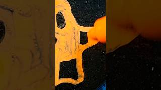 Creating a Neon Art Pin  Posca Marker amp Spray Paint Custom Design art [upl. by Daffi489]